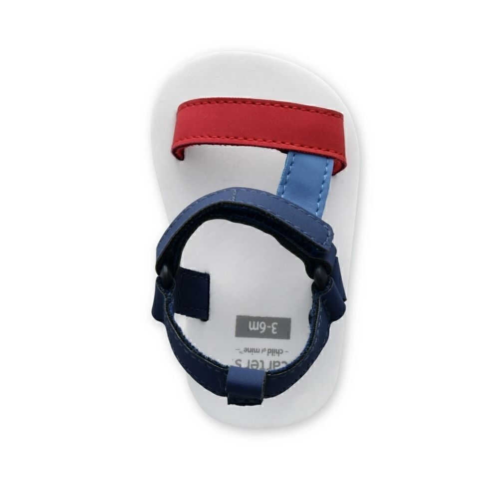 Nwt Carter's Child of Mine, Infant Baby Unisex Americana Molded River Sandal